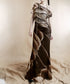 Feather Print Mermaid Dress